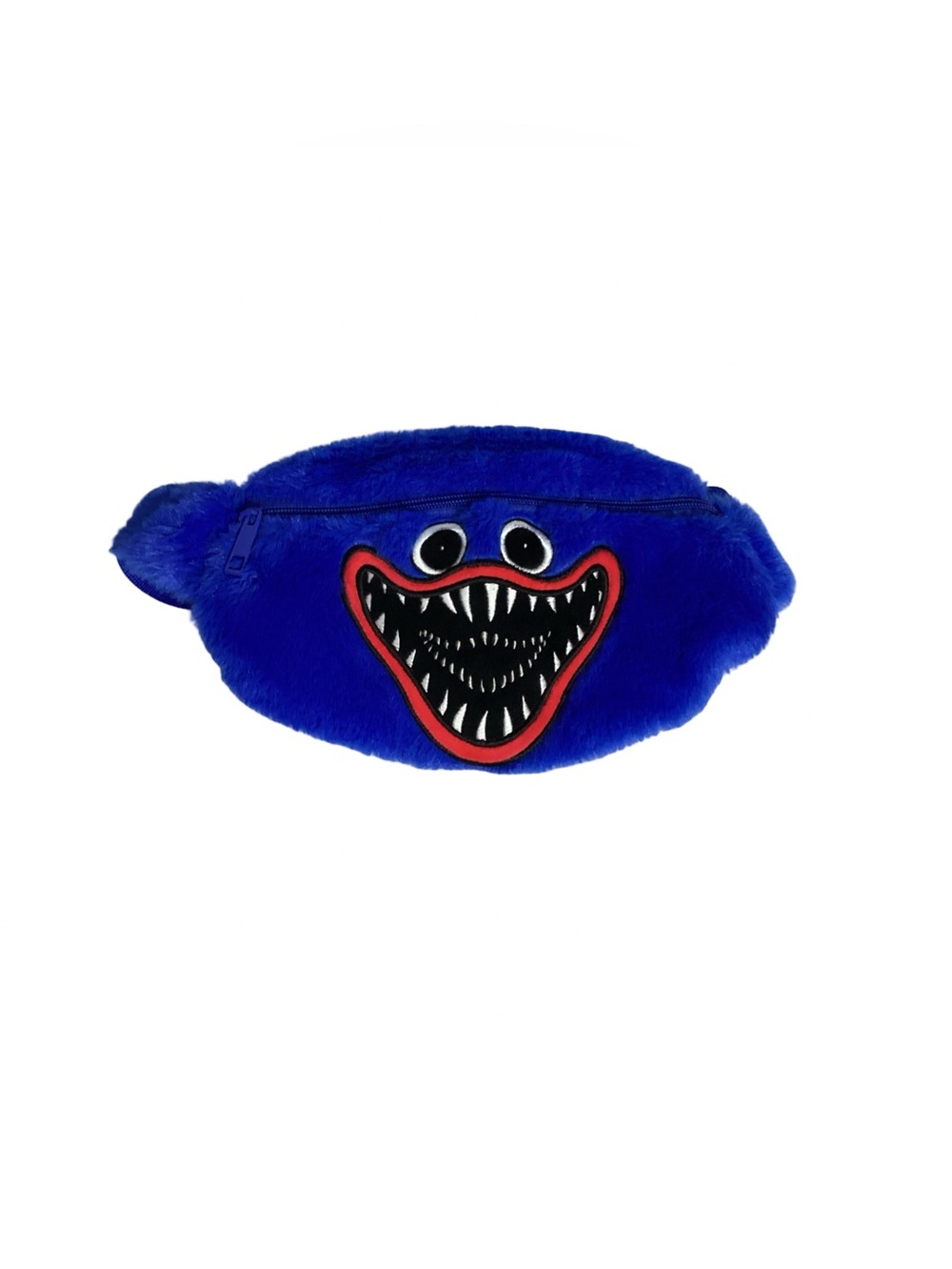 Poppy Playtime Don’t Mess with Huggy Blue Plush Fanny Pack Waist Bag EUC
